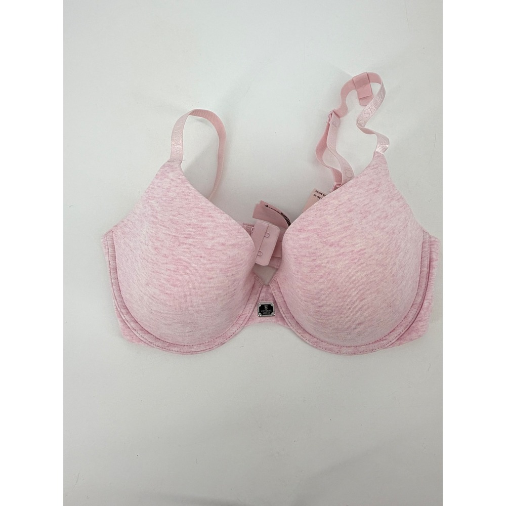 Victoria's Secret T-Shirt Bra 34D Pink Marl Lightly Lined Underwire NWT